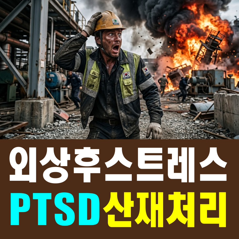[PTSD 산재처리방법] 외상후 스트레스 장애 증상으로 병원 정신과 치료받는다면