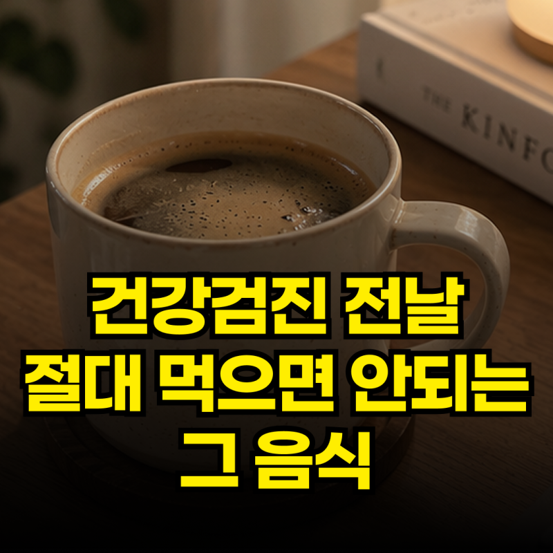 “건강검진 전날 이것만큼은 피하세요” 검사 결과에 영향을 줄 수 있는 음식과 올바른 식사....