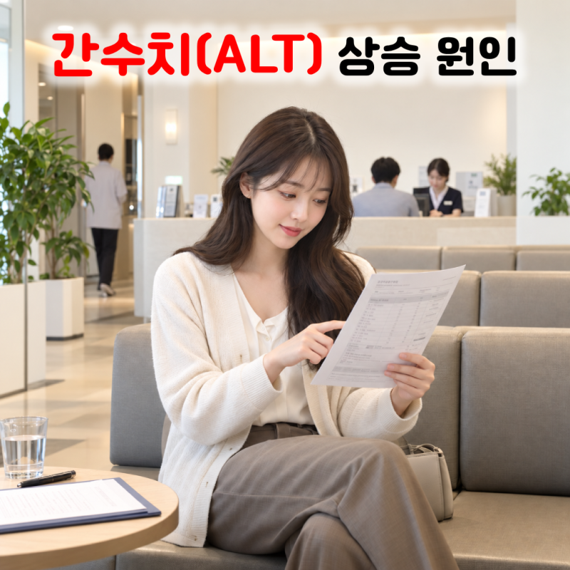 간수치 ALT 정상범위와 높아지는 이유 한눈에 정리