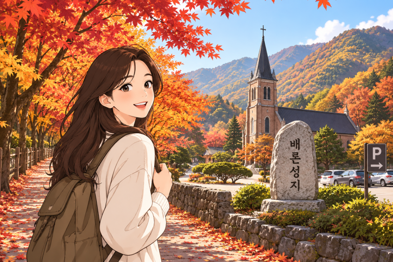 제천 배론성지 가을 단풍 1시간 산책 코스·주차 팁