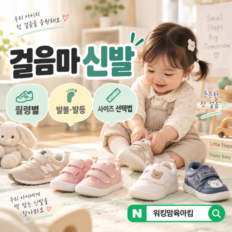 아기 신발 뭐 신기지?｜월령·걸음마 단계별 추천 신발