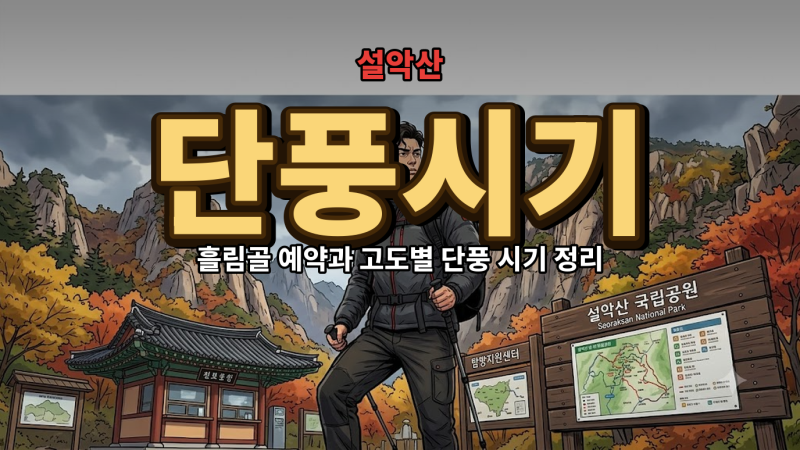 설악산 단풍 시기 정리 | 흘림골 예약 언제 하나요