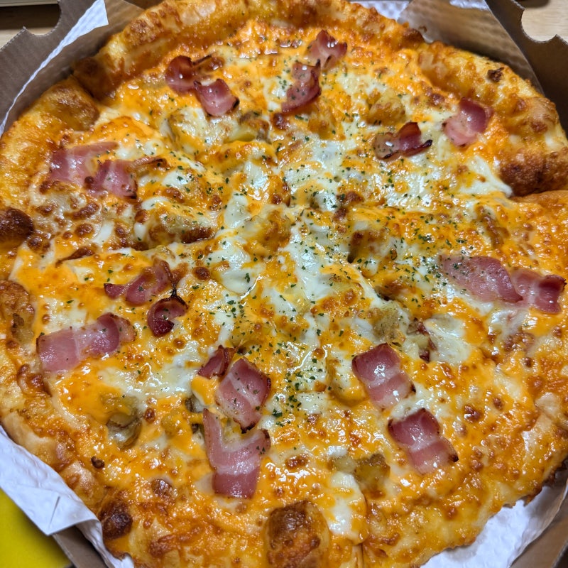피자스쿨 메뉴추천 오지치즈포테이토피자 칼로리