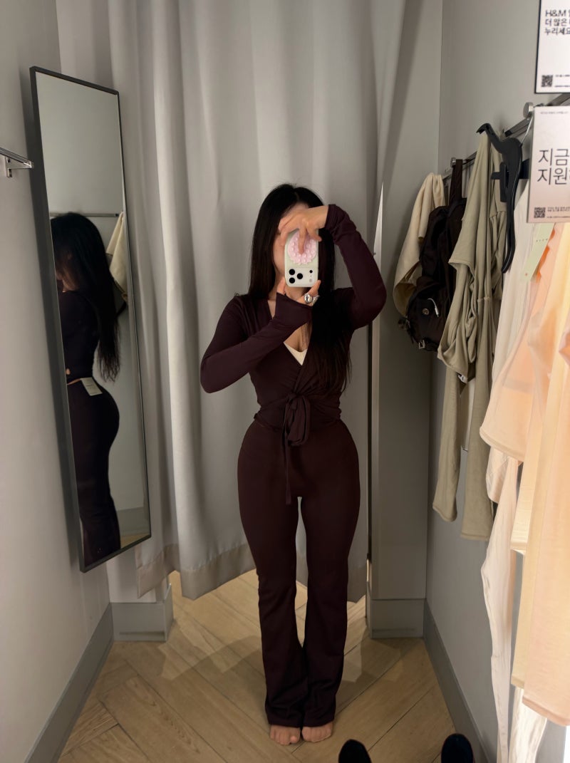 룰루레몬 원툴녀 H&M MOVE 랩가디건 + 레깅스 입어봤슴니다. 솔직하게 평가하겠습니다.