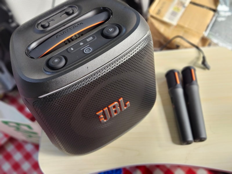 [JBL] JBL블루투스 스피커 PARTY BOX : 무선 노래방기계 음질좋은 스피커, 캠핑,차박,야외 무선 스....