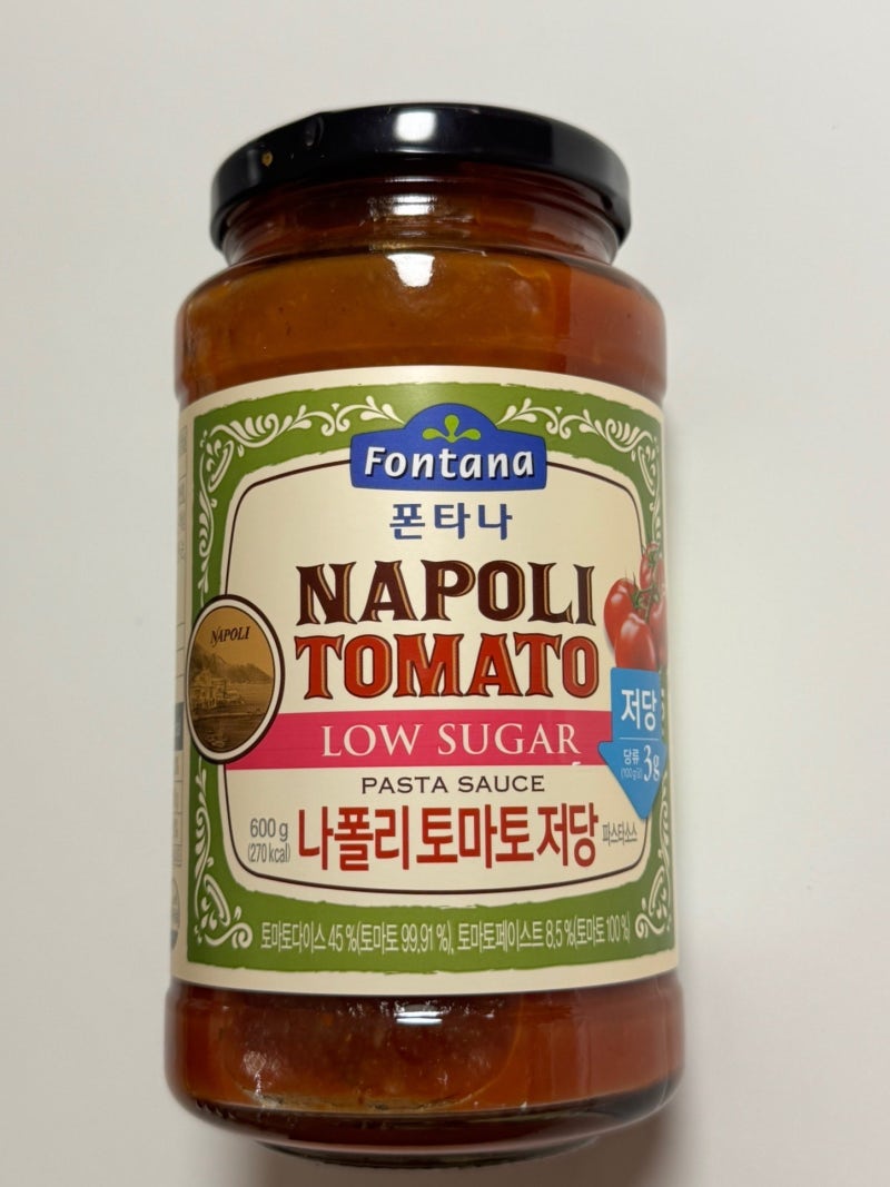 폰타나 나폴리 토마토 저당 파스타 소스 후기 및 활용 요리
