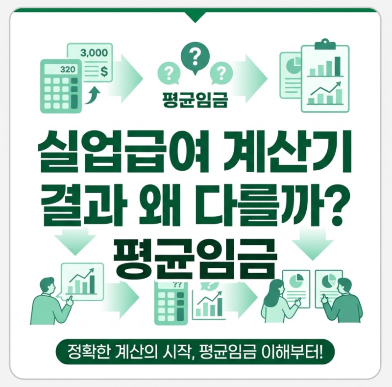 2026 실업급여 계산기, 정확히 계산하는 법과 상한액 확인 5가지