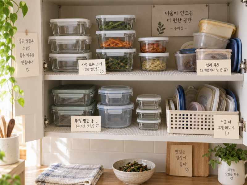 오래된 반찬통, 아직 멀쩡해 보여도 한 번 확인해볼 부분