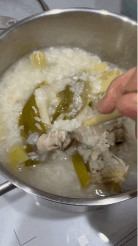 [유아식] 초간단 닭곰탕찹쌀죽 만들기!(닭곰탕레시피)