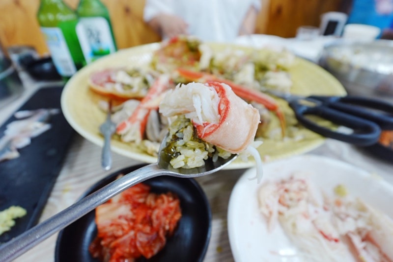 대구 매천시장 대게 맛집 준이수산 러시아대게 가격 상차림 후기