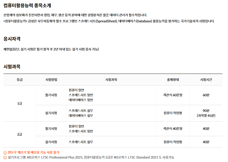 「컴활 1급 vs 2급 합격률 충격적 차이! 50대 컴퓨터 초보라면 무엇부터?」내가 따려고 자세히 ....
