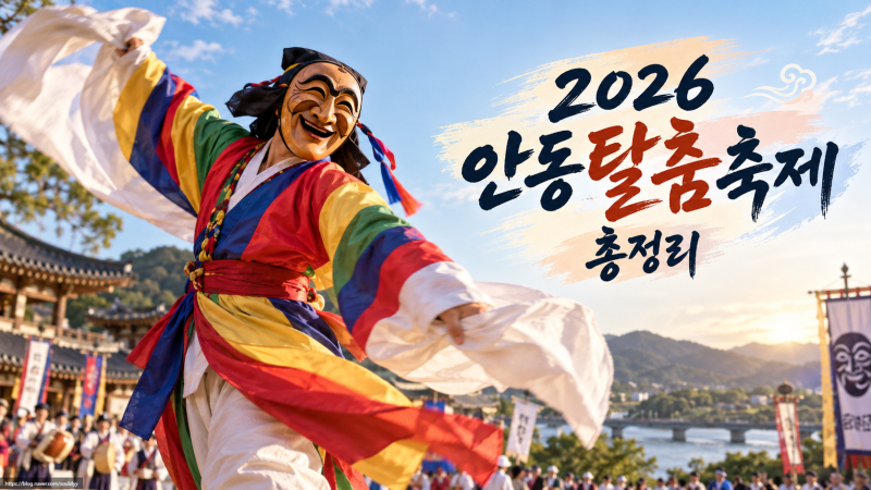 2026 안동국제탈춤페스티벌 일정 라인업 및 주차 명당 하회마을 동선
