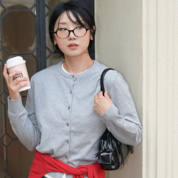 스파오 가을 신상 추천 | 여자 가디건 청바지 코디 핏 후기