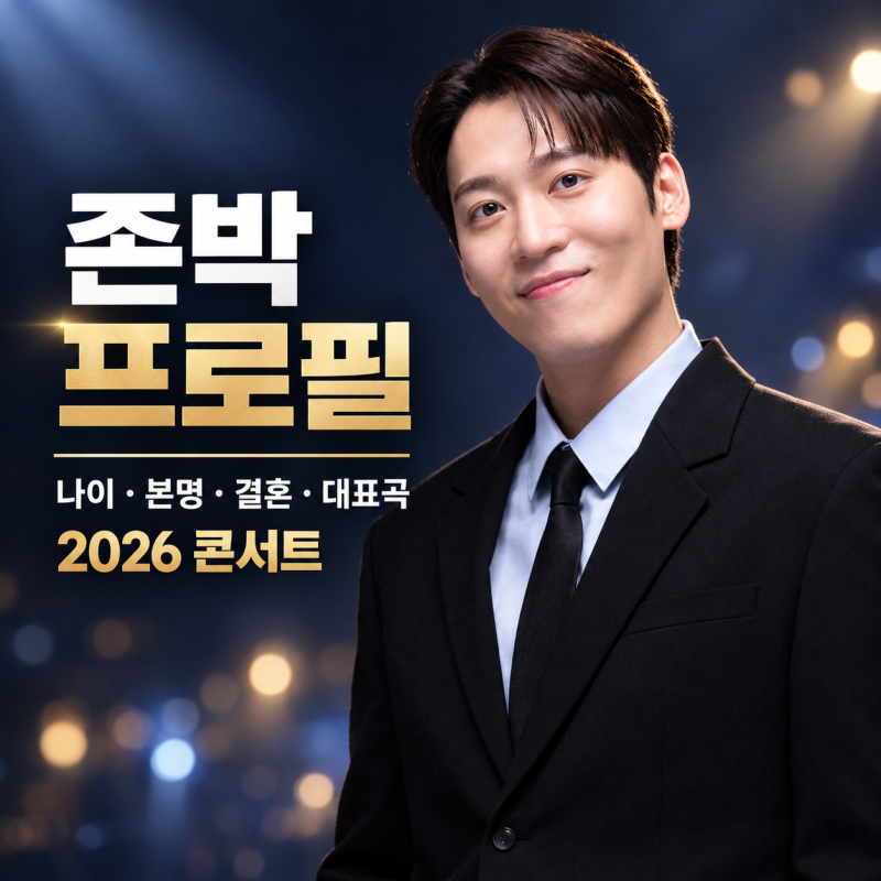 존박 프로필｜나이·본명·슈퍼스타K2·결혼·대표곡·2026 콘서트까지 총정리