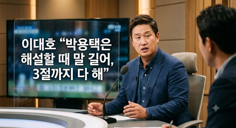 이대호 "박용택 해설, 1절에서 안 끝나요" ㅋㅋㅋ — 레전드 넷이 모이면 벌어지는 일