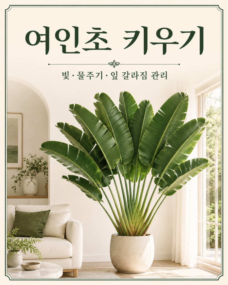 여인초 키우기, 빛과 물주기부터 잎 갈라짐까지