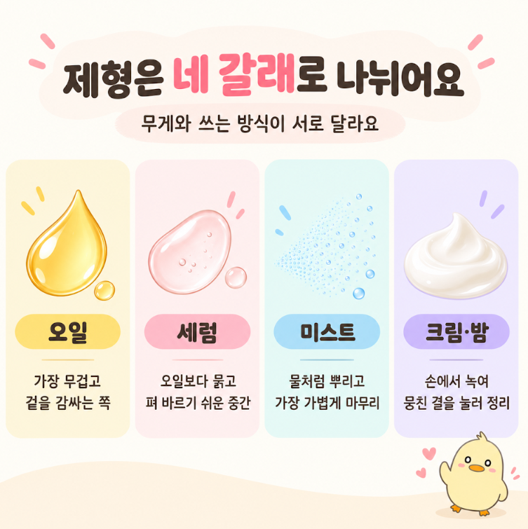 헤어에센스추천, 제형별 후보와 모발 상태별 고르는 법