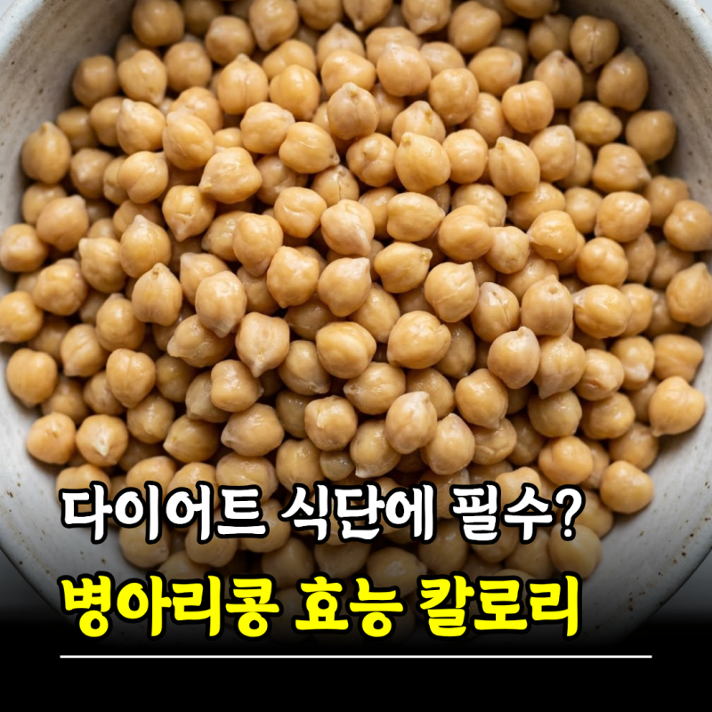 다이어트 식단에 필수? 병아리콩 효능 칼로리 먹는법