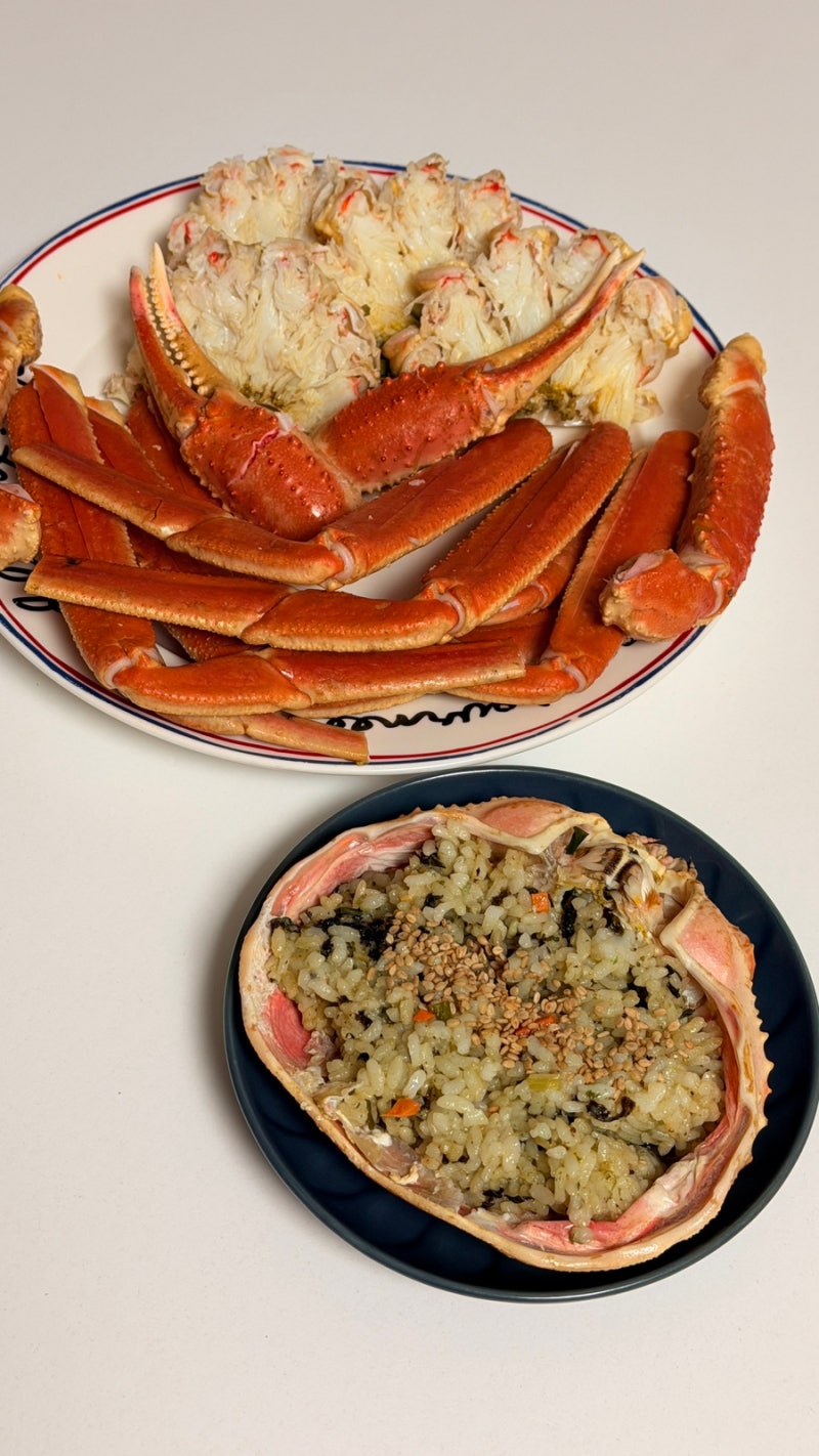 속초중앙시장 대게포장 맛집 만득이직판장 대게찜이 진리