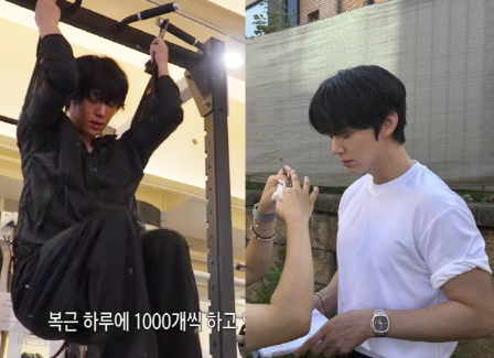 안재현 60kg에서 77kg 됐다 베드신 때문에 시작했는데 지금은 복근 하루 1000개