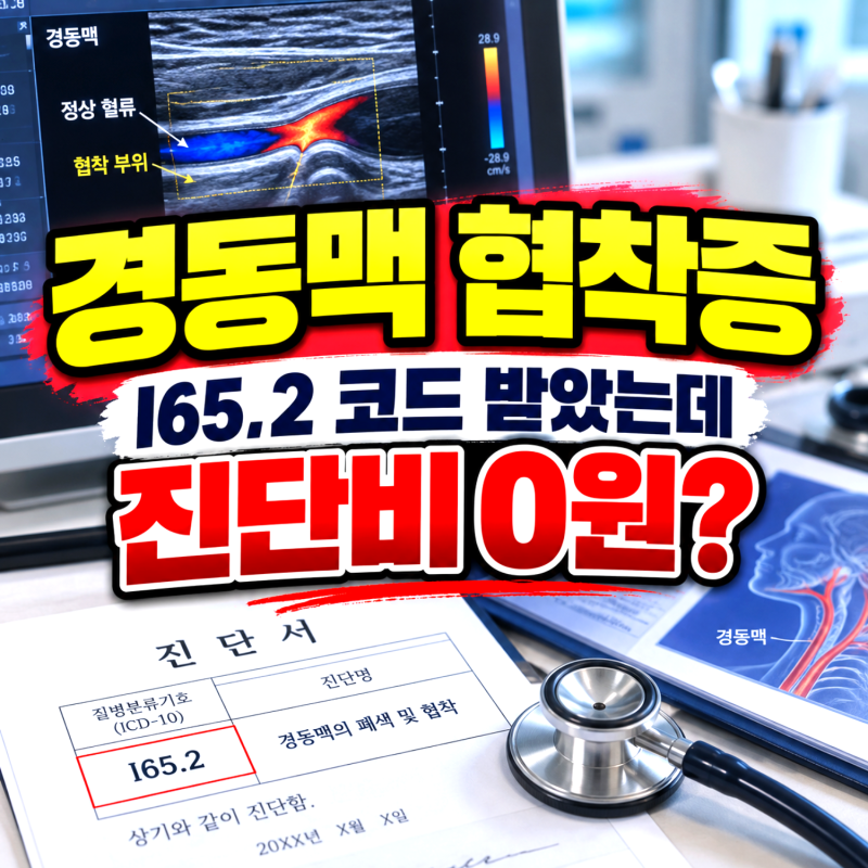 경동맥 협착증 진단비 지급 조건 협착률 50% 기준과 뇌혈관질환 담보 범위