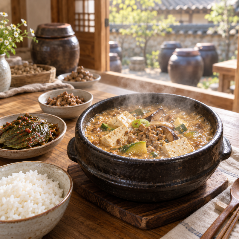 순창향적원 청국장, 구수하게 끓이는 집밥 방법