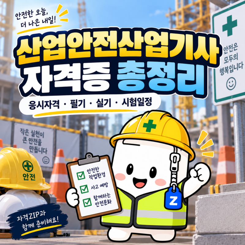 산업안전산업기사 자격증 총정리｜응시자격·시험일정·필기·실기·난이도·취업