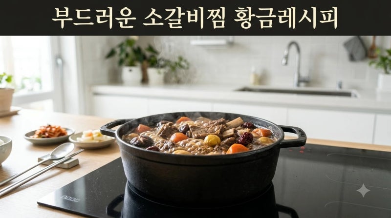 부드러운 소갈비찜 황금레시피 실패 없는 진한 양념 갈비찜 만드는법