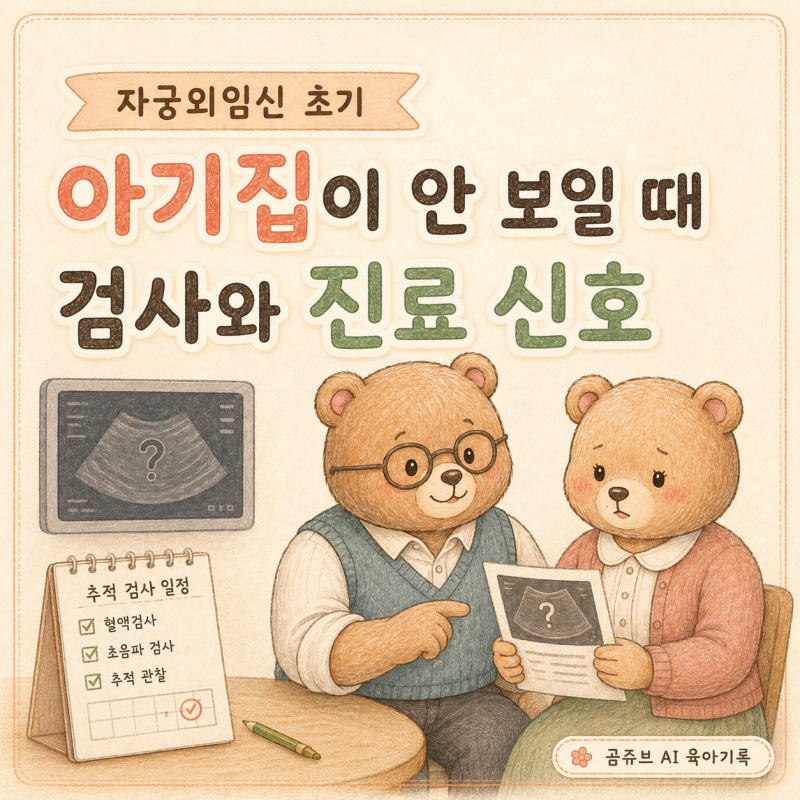 자궁외임신 초기증상｜아기집이 안 보일 때 받는 검사와 진료 신호