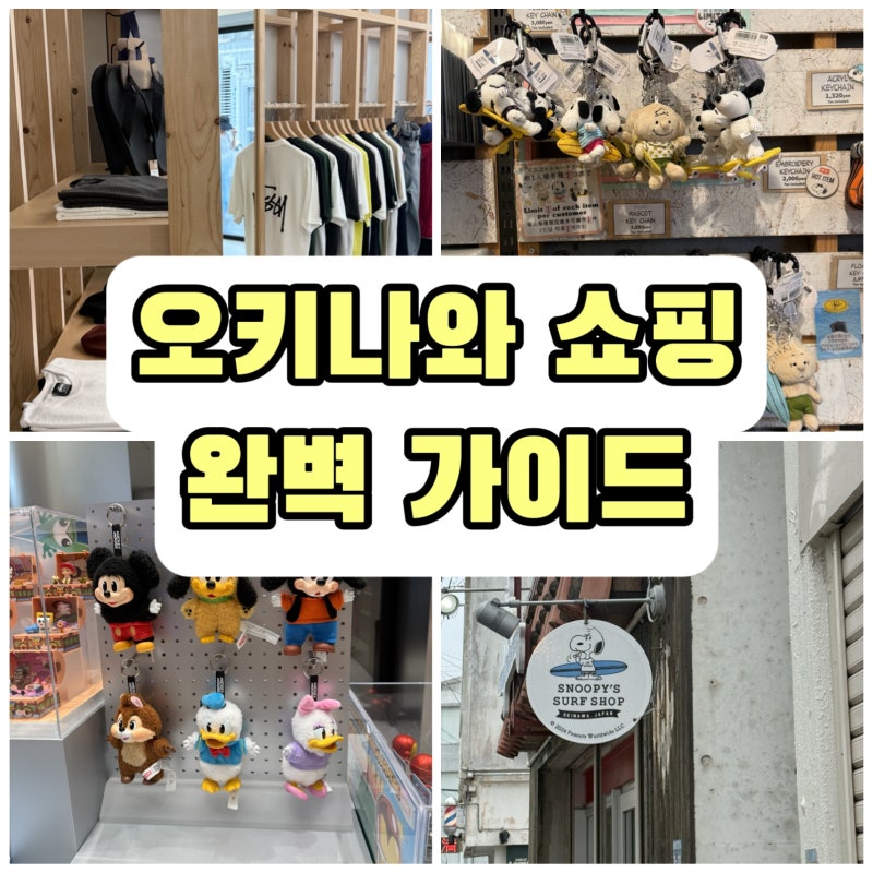 오키나와 쇼핑 완벽 가이드: 편집샵부터 백화점, 복합몰까지 총정리