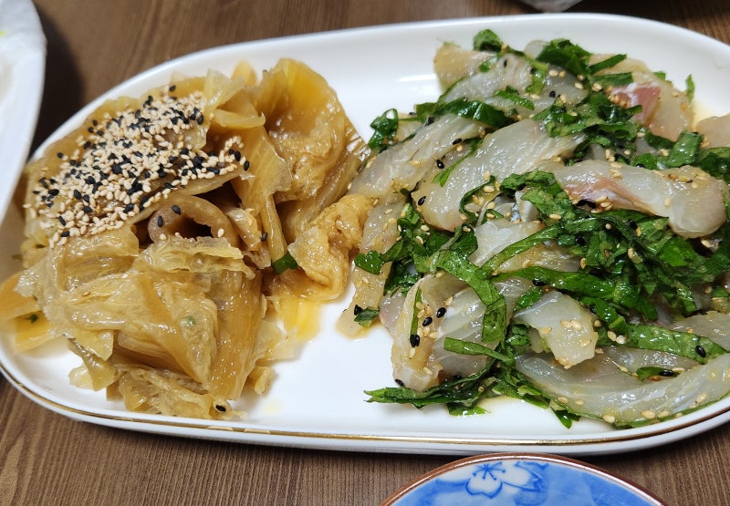 광깻무 레시피, 광어 깻잎 무침 - 요즘 핫한 초간단 술안주