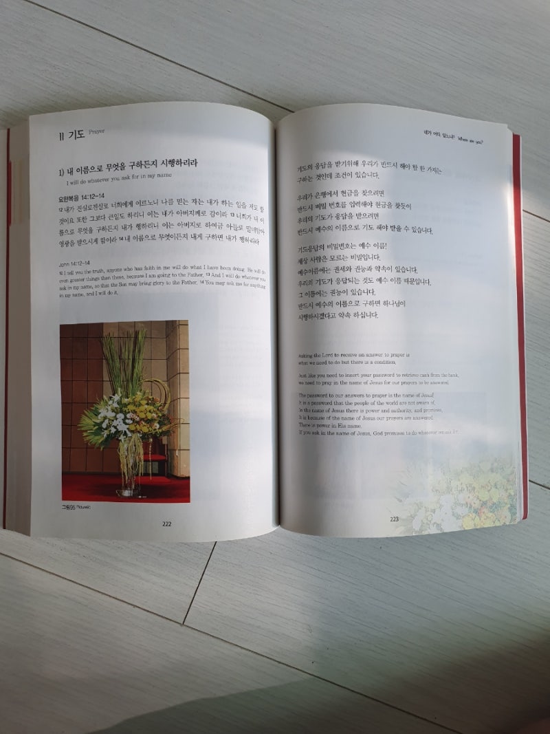 아침의 성경/ 기도란? 무엇이든지 내 이름으로 구하면 시행하리라. 구하라 찾으라 문을 두드....