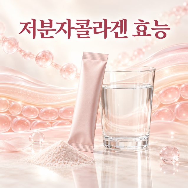 저분자콜라겐 효능 있을까? 먹는 시간과 부작용까지 정리