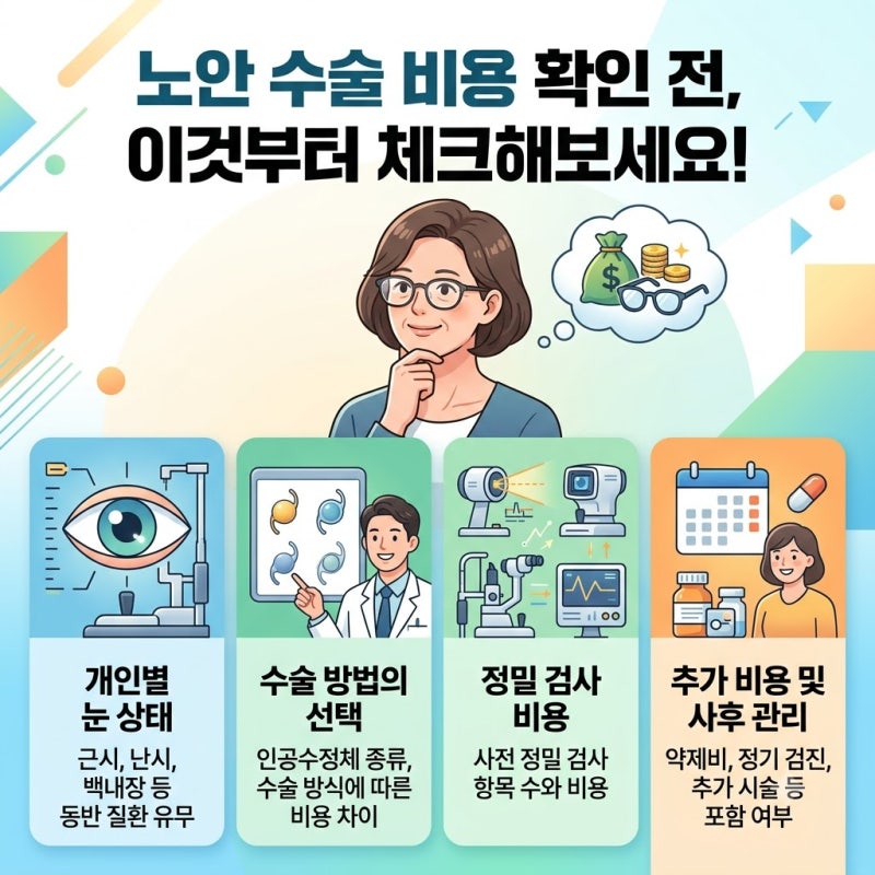 노안수술가격이 궁금하면 이것부터 확인하세요!