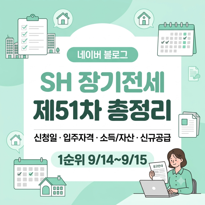SH장기전세란? 입주자격부터 신청방법까지 꼭 알아야 할 7가지