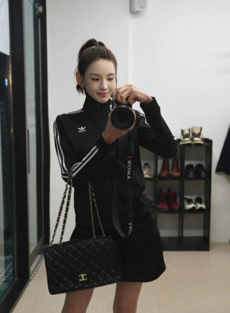정가은 아디다스 져지 뭐길래? 49세 믿기지 않는 코디, 요즘 다시 사고 싶은 이유