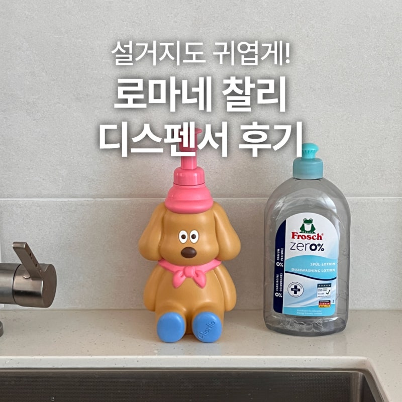1만원대 집들이선물 추천, 로마네 찰리 주방세제 디스펜서 후기