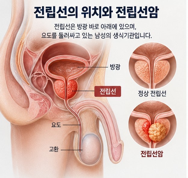 전립선암 초기증상, PSA 검사, 원인, 치료, 생존율 등 총정리