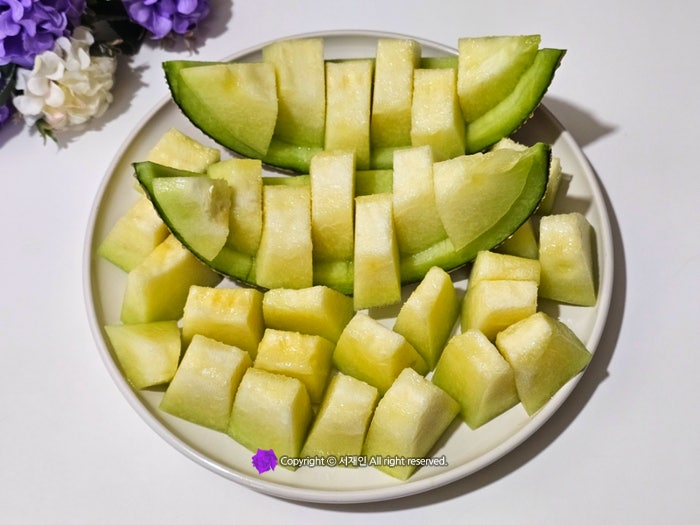 머스크멜론 제철시기 후숙 자르는법 자른멜론 보관방법 멜론껍질 버리는법♪
