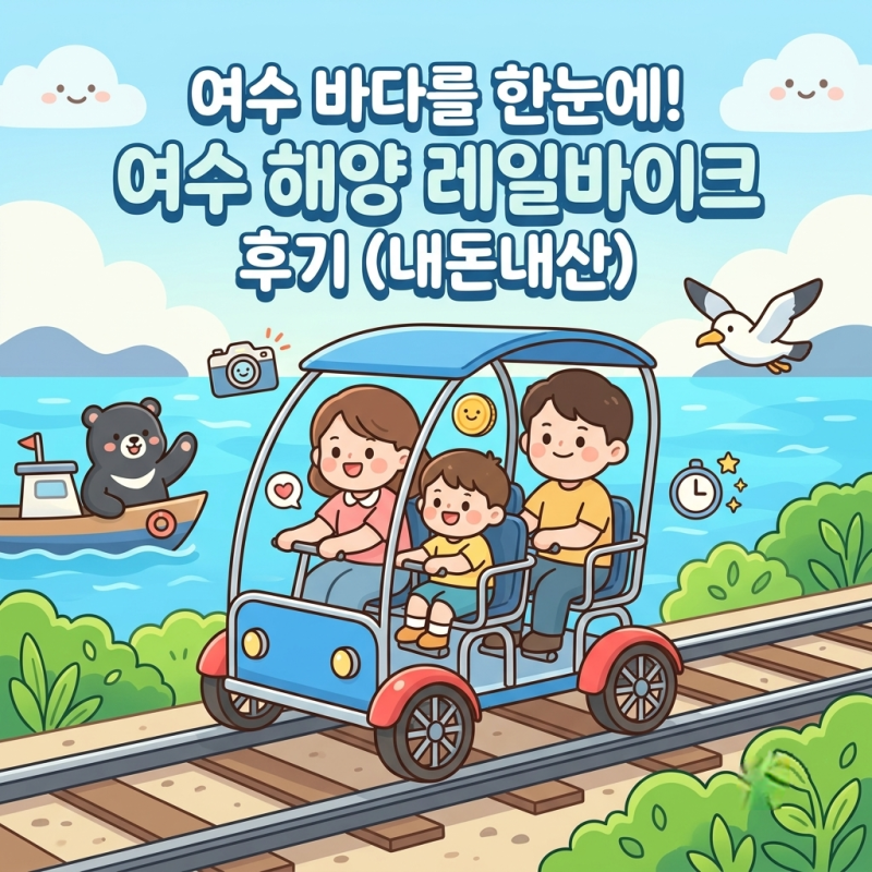 여수 레일바이크 예매, 가격, 위치, 코스 길이, 시간, 주차장, 이용 방법 등 총정리