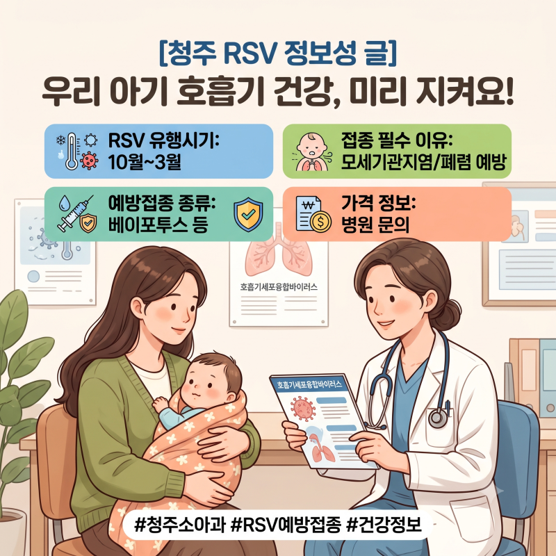 만 8개월 미만 신생아 필수 RSV 예방접종 알아보기 (feat. 비급여가격비교, 접종시기, 유행시기)