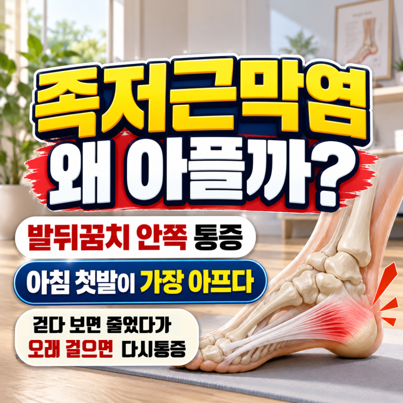 족저근막염 증상, 그냥 두면 낫나? 치료방법부터 깔창·신발까지