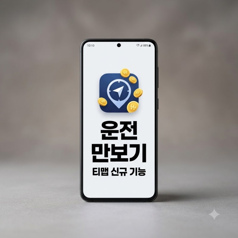 티맵 운전 만보기 출시! 운전만 해도 포인트 쌓이는 신규 기능 총정리