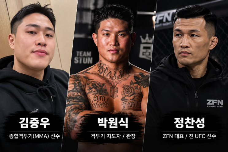 <b>김중우</b> 일반인폭행?정찬성과의 관계부터 이번사건까지