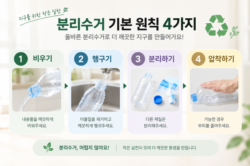 재활용품 분리수거 어떻게 할까? 헷갈리는 분리수거 방법 종류부터 배출방법까지 총정리