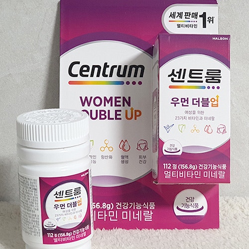 센트룸 우먼 더블업 112정, 몇 년째 꾸준히 먹고 있는 여성 종합비타민