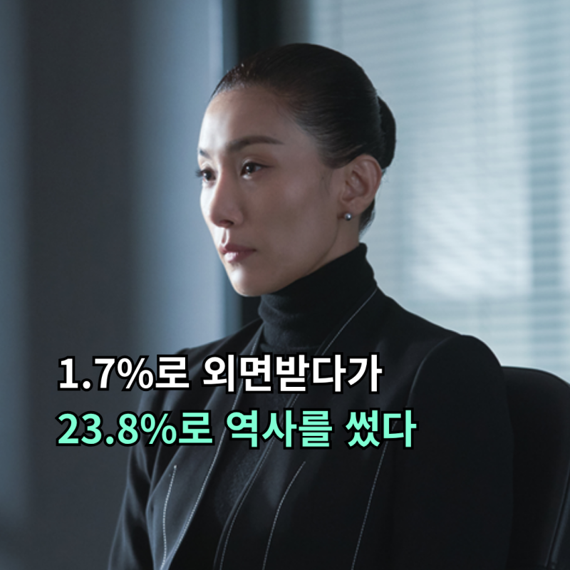 1.7%로 외면받던 드라마, 두 달 뒤 비지상파 역사를 새로 썼다