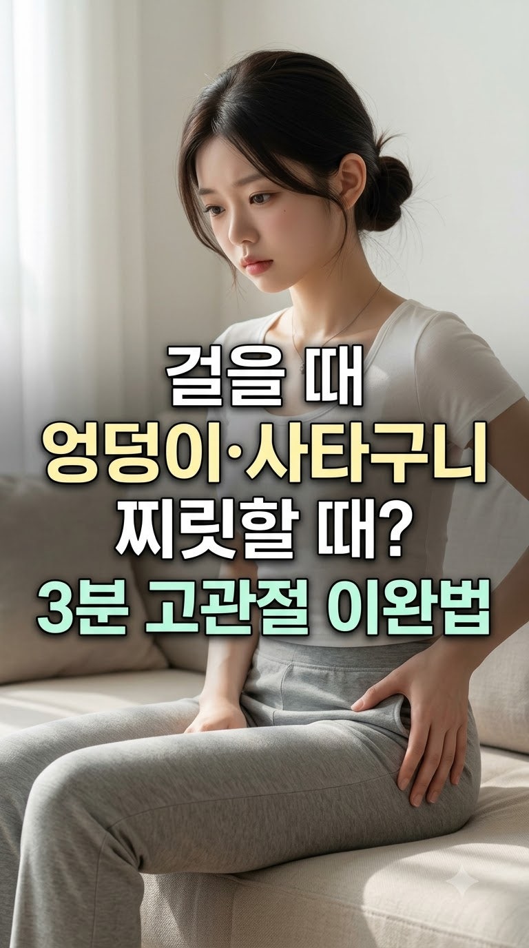 엉덩이·사타구니 찌릿하고 걸을 때 쑤신다면? 고관절 무혈성괴사 전조증상 및 초기 증상! 관....