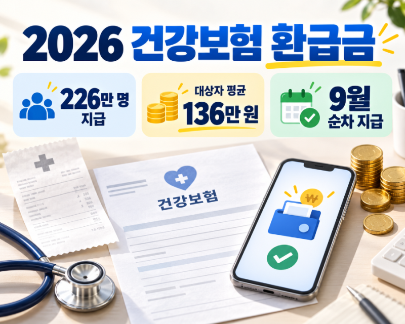 2026 건강보험 본인부담상한제 환급금 조회