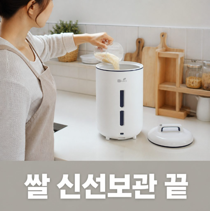 위드웰 미락 진공쌀통 3세대 신혼부부 집들이선물 쌀보관통 쌀항아리 비교 정리